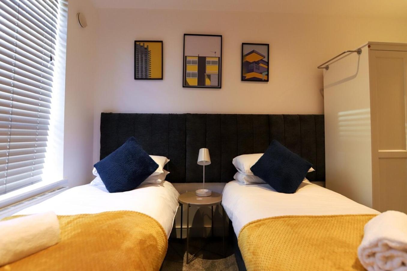 New- Modern 2Br Apt Wifi Sleep5 City Centre Sheffield Exterior photo