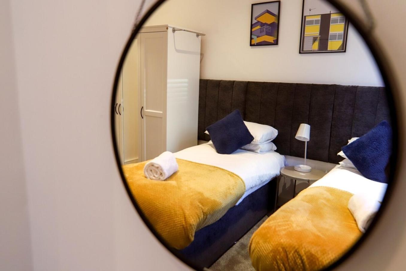 New- Modern 2Br Apt Wifi Sleep5 City Centre Sheffield Exterior photo